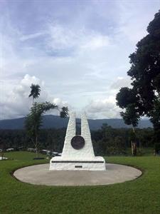 Memorial at Kokoda Station - front view
