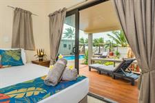 Turangi Lagoon Villas - view-of-deck-from-bedroom
Cook Islands Holiday Villas