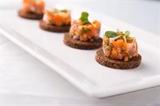 Smoked Salmon on pumpernickel - Canapes Events
Takina Events