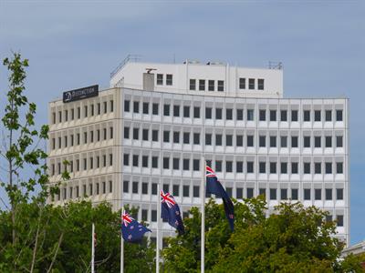 DH Christchurch - Exterior Flags
Distinction Christchurch Hotel