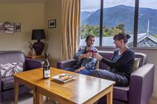 DH Fox Glacier - Enjoying Drinks in Guest Lounge RM8047
Distinction Fox Glacier Te Weheka Hotel
