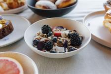 Rhubarb, berry, and toasted granola with coconut yoghurt V1
Christchurch Town Hall